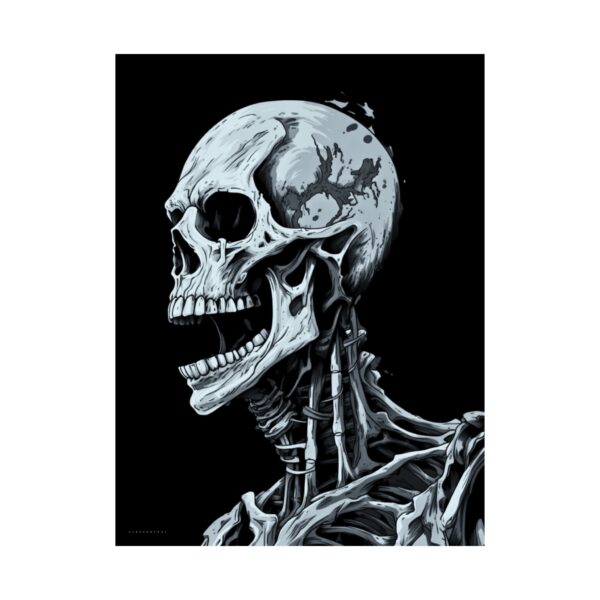 Decay's Embrace: Mortal Eternity - Premium Quality Skull Vector Art - Poster Or PNG - Image 18